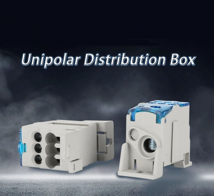 China Ukk 400A 35 mm DIN Rail Wiring Distribution Block Junction Box